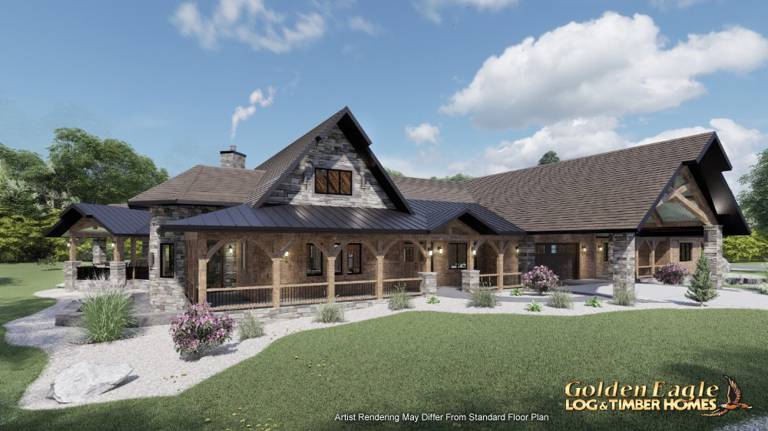 Golden Eagle Forever Home UCT Floor Plan Rendering 1